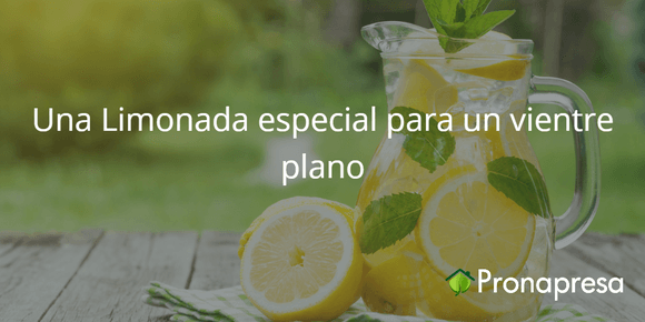 Una Limonada especial para tener un vientre plano