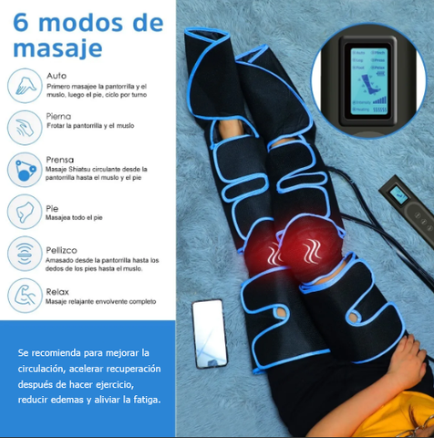 Características de las Botas de Compresión de Aire para Presoterapia