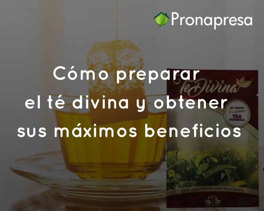 Cómo preparar el té divina y obtener sus máximos beneficios