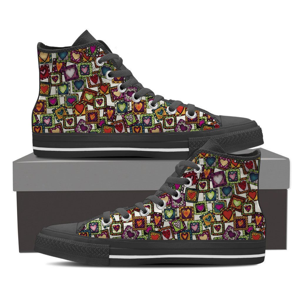 Hearts \u0026 More Hearts! Women's High Top 