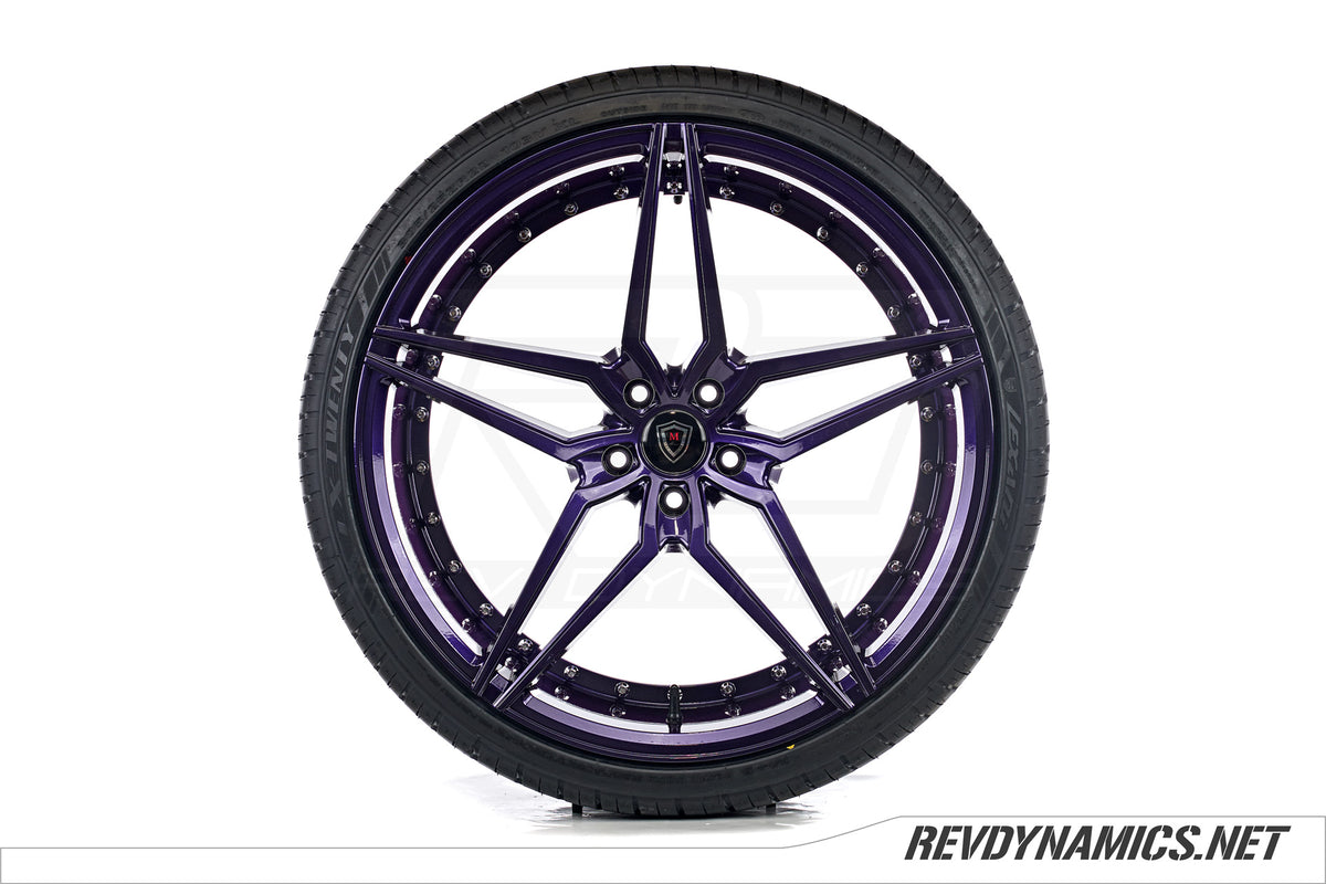 Marquee M3259 Wheel Powdercoated in Midnight Purple 