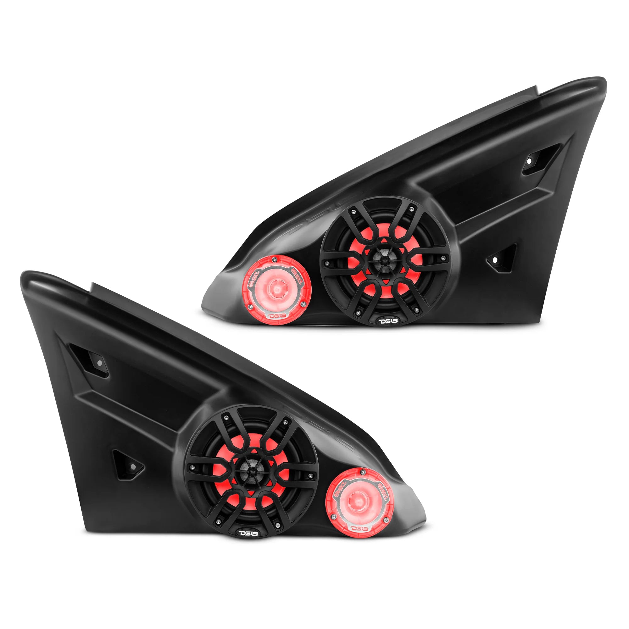 DS18 Polaris Slingshot Arm Rest 2 X 6.5" Enclosure With NXL-6/BK and PRO-TW1L