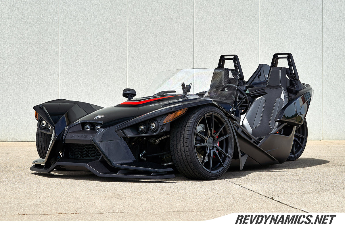 Custom Black Slingshot with 345 rear wheel