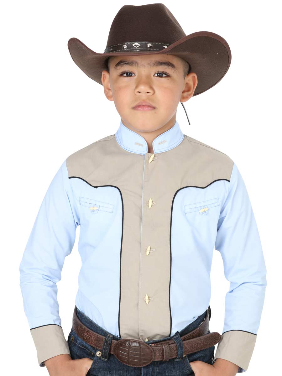 Long Sleeve Charro Cowboy Shirt - Western Shirt – Don Max