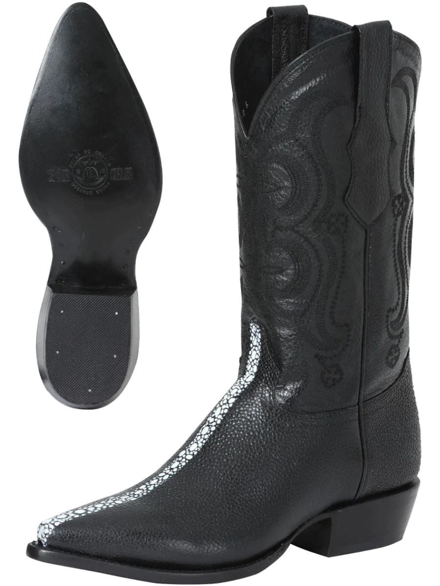 Cowboy Boots Raya P/C Engraving in Cowhide Leather - Cowboy Boots – Don Max