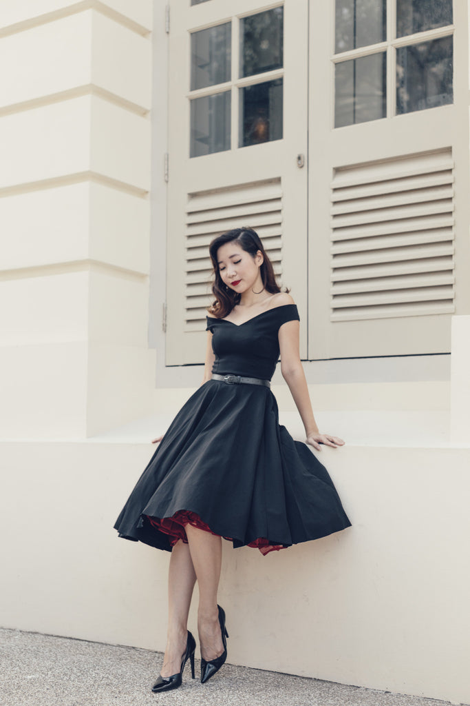 bardot swing dress