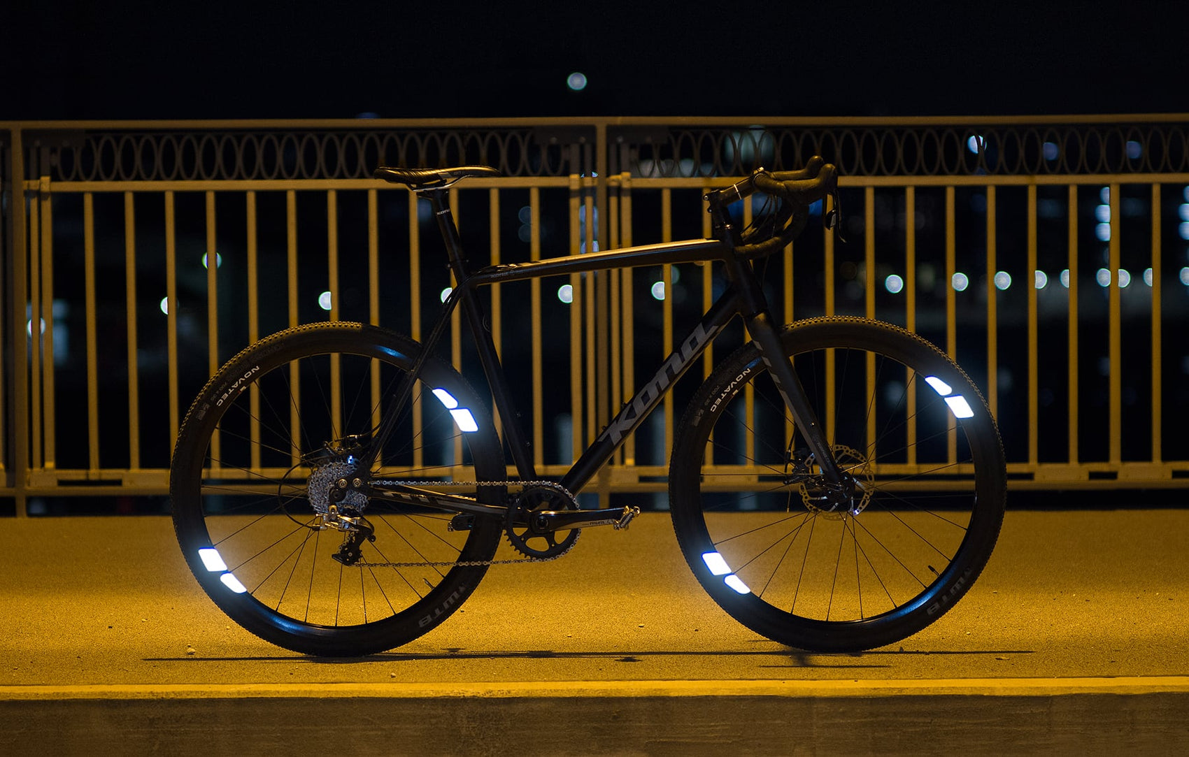 reflector on a bike