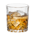 Diamond-cut whiskey glass set
