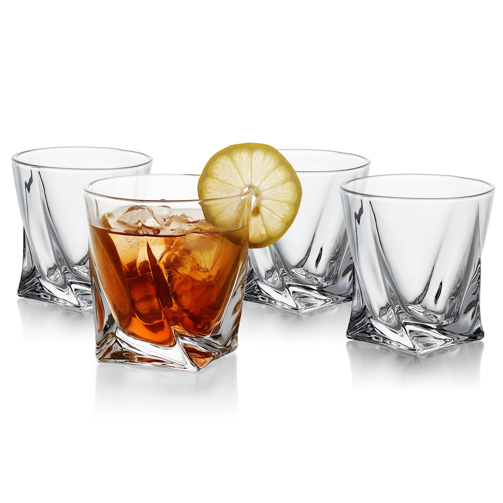 Vintorio GoodGlassware Highball Glasses (Set of 4) 13.5 oz - Tall Drinking  Glass with Heavy Base - f…See more Vintorio GoodGlassware Highball Glasses