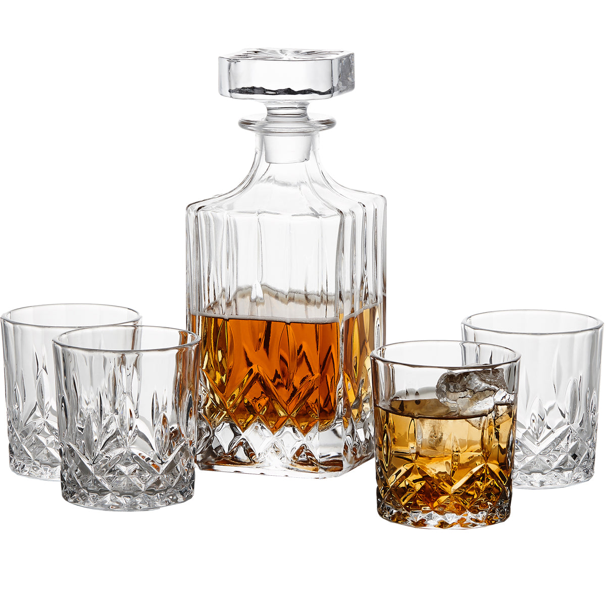 GoodGlassware Highball Glasses (Set of 4, 13.5 oz)