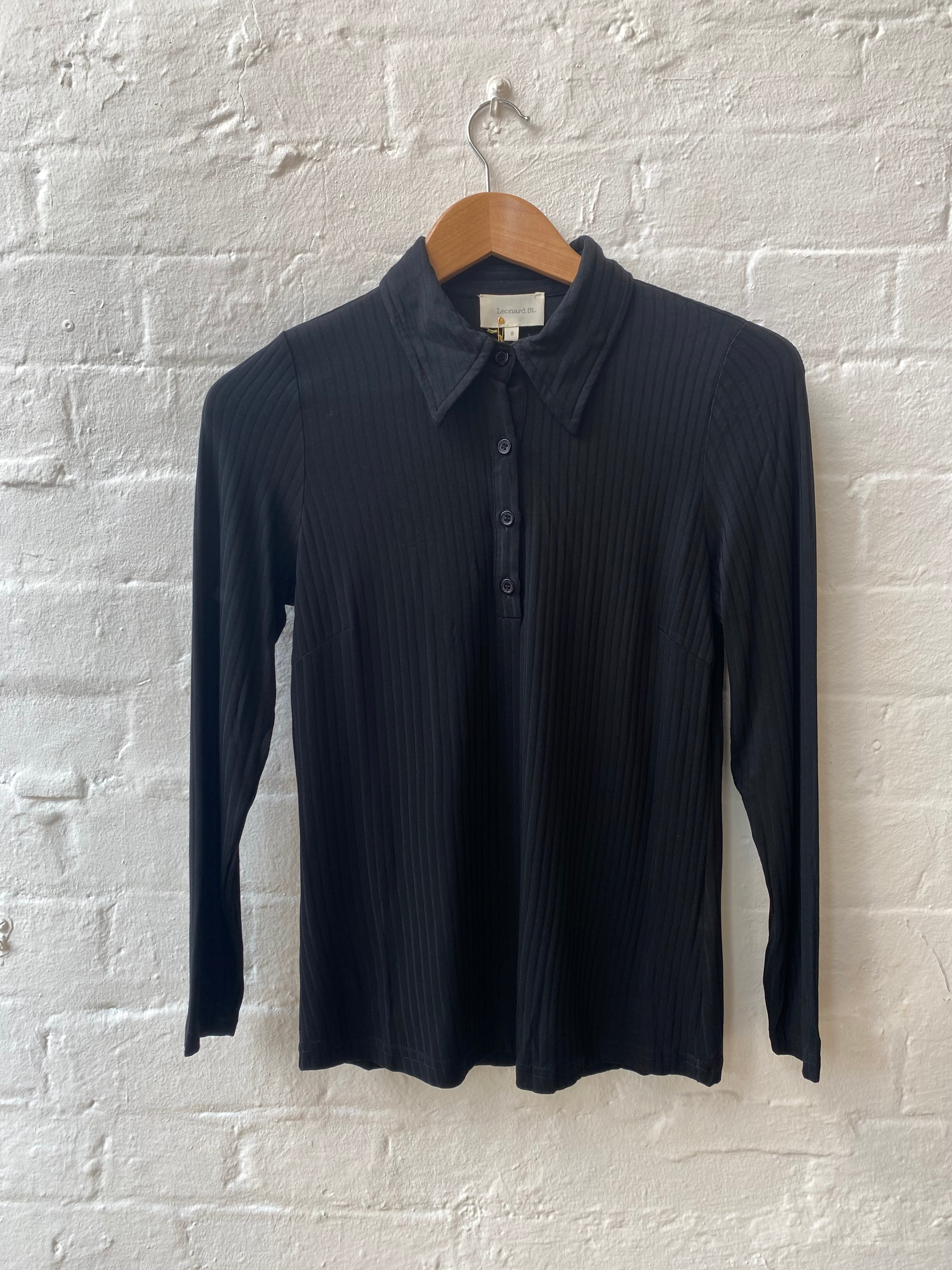 Rib Polo Top