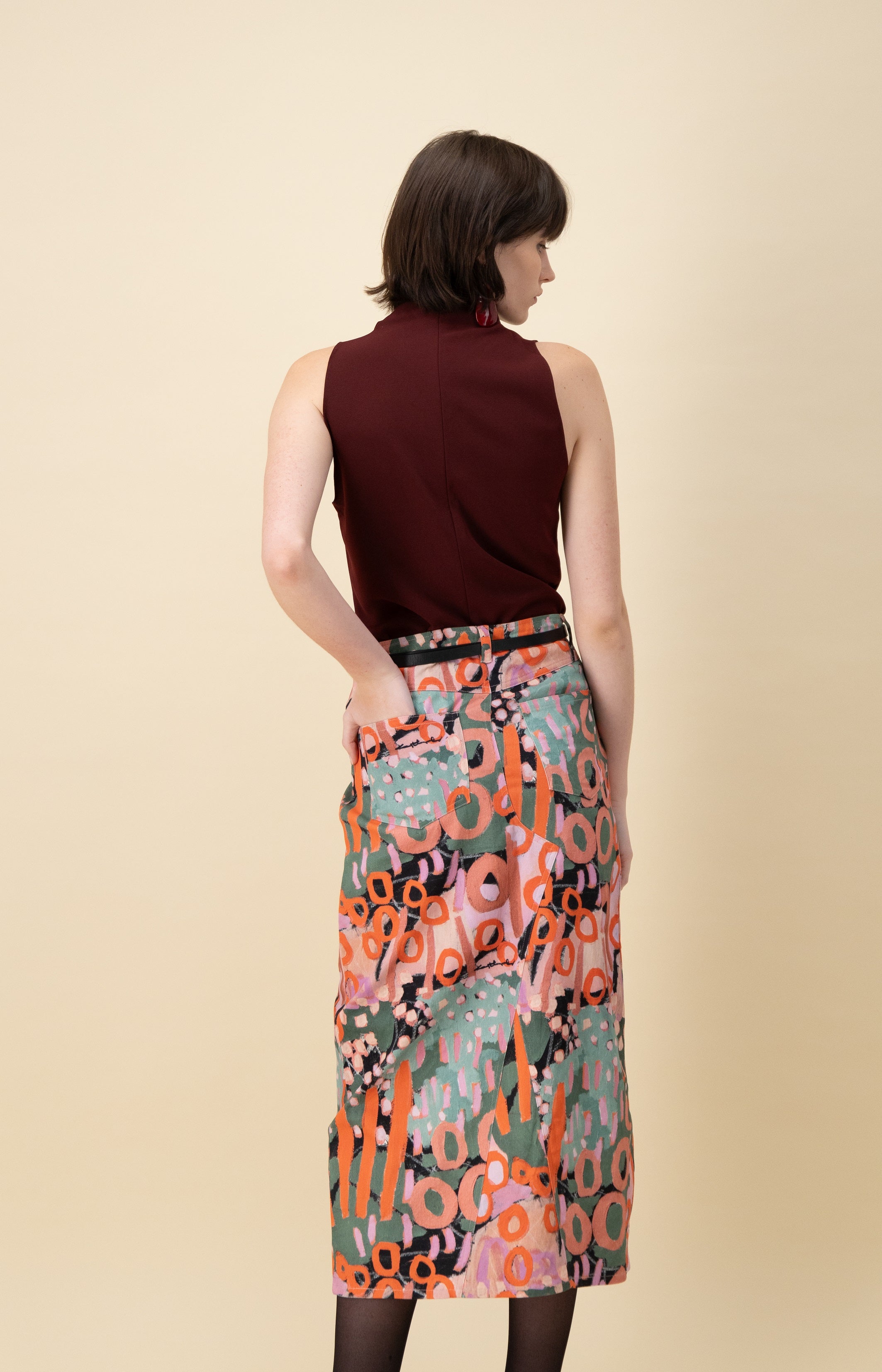 Abstract Skirt