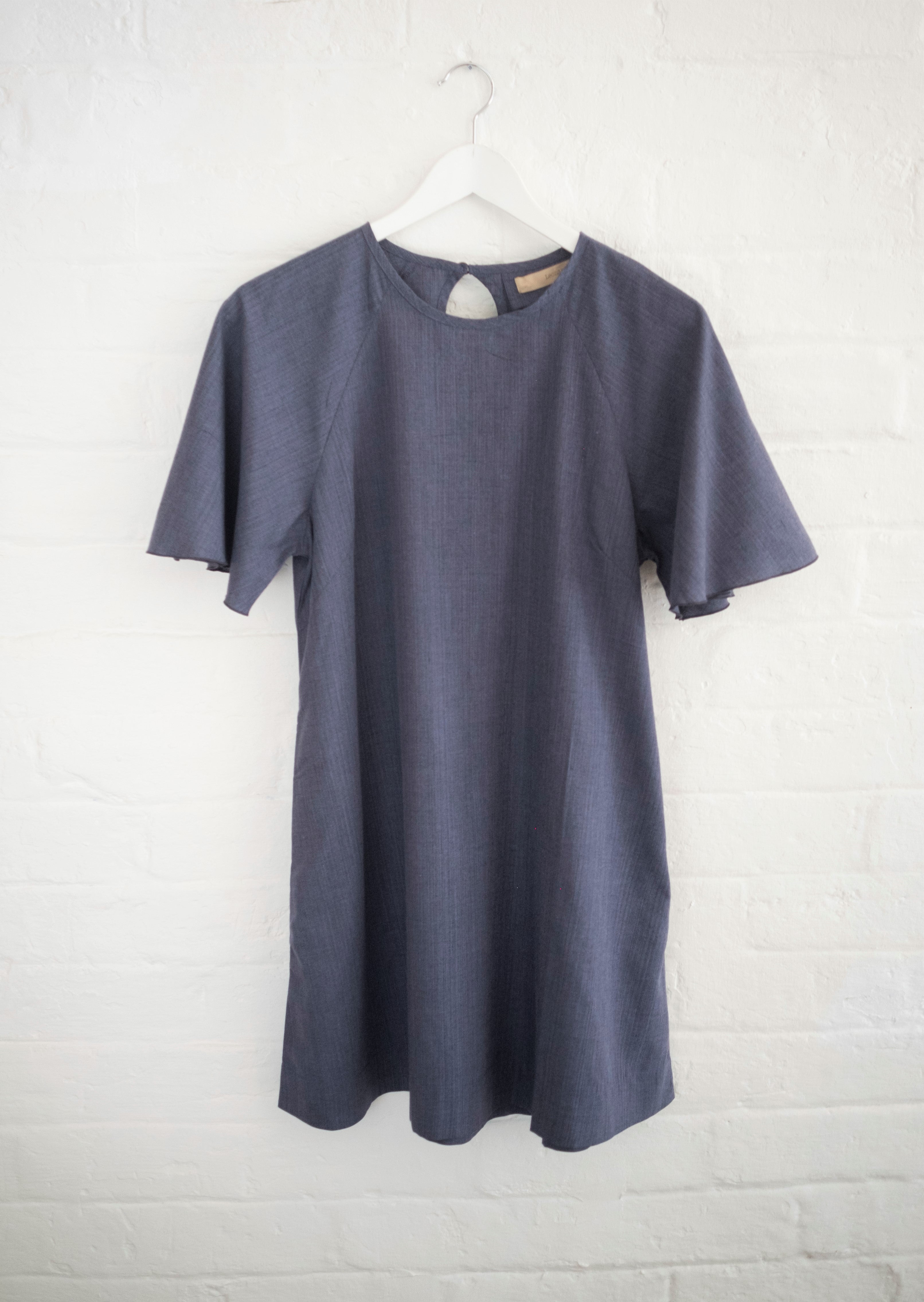 Wing Peep Shift Blue Chambray