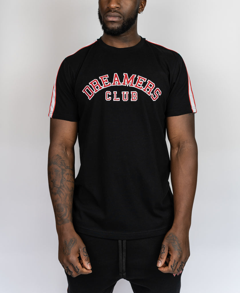 Dreamers Club Red/black t-shirt – The Dreamers Club