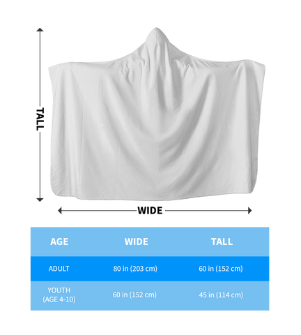Hooded Blanket Size Guide