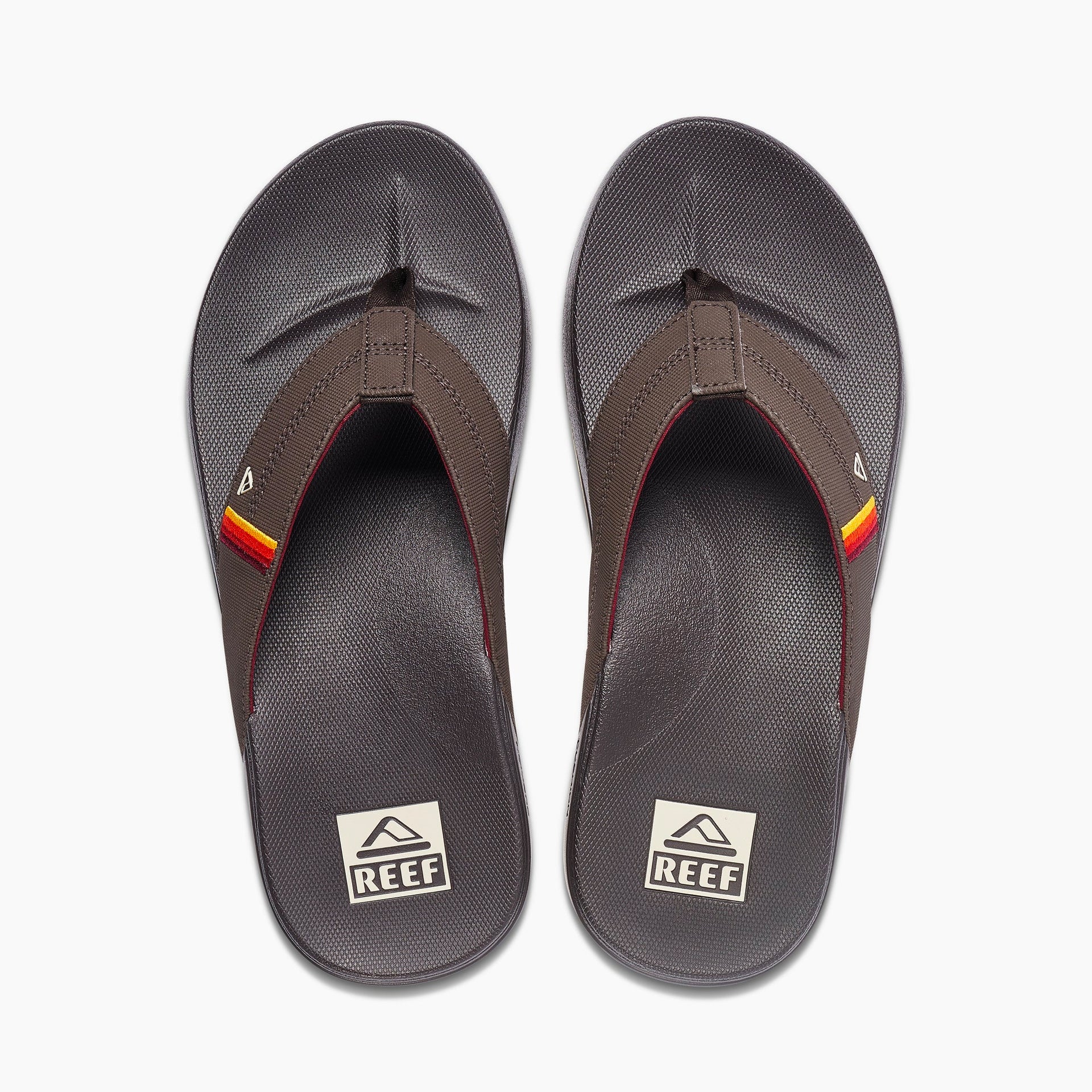 Reef Cushion Phantom Flip Flops Grey Ocean Sunset ManGo Surfing