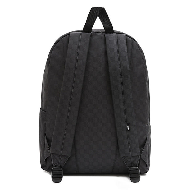 Old Skool Check Backpack - One Size - Black/Charcoal - firstmasonicdistrict