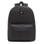 Old Skool Check Backpack - One Size - Black/Charcoal - firstmasonicdistrict