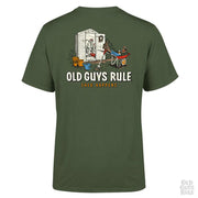 Shed Happens III T-Shirt - Mens Short Sleeve Tee - Military Green - firstmasonicdistrict