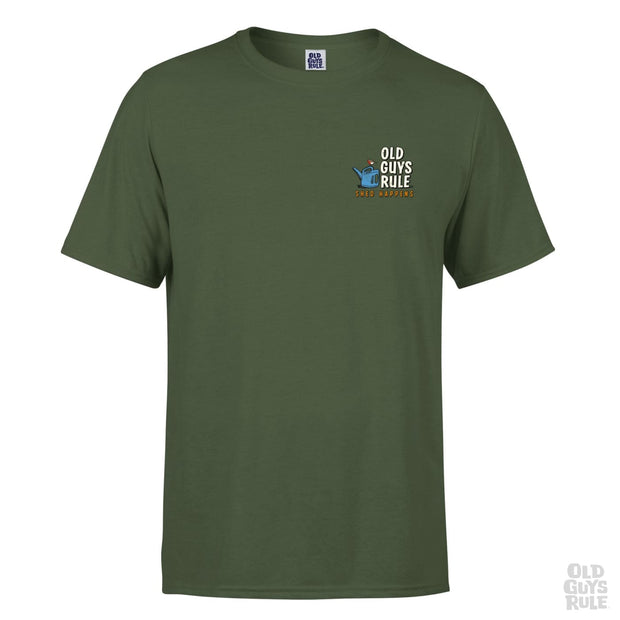 Shed Happens III T-Shirt - Mens Short Sleeve Tee - Military Green - firstmasonicdistrict