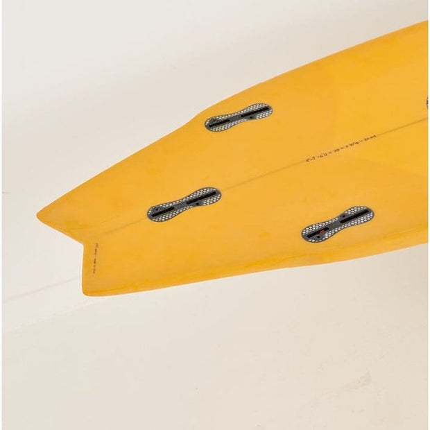 RJ Midlength Twin Fin - Saffron - firstmasonicdistrict