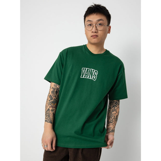 Academy Crest SS T-Shirt - Mens Short Sleeve Tee - Eden Green - firstmasonicdistrict