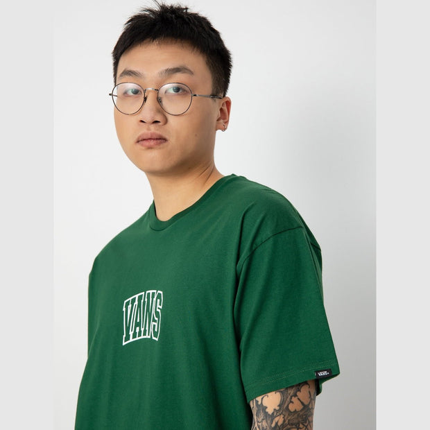 Academy Crest SS T-Shirt - Mens Short Sleeve Tee - Eden Green - firstmasonicdistrict