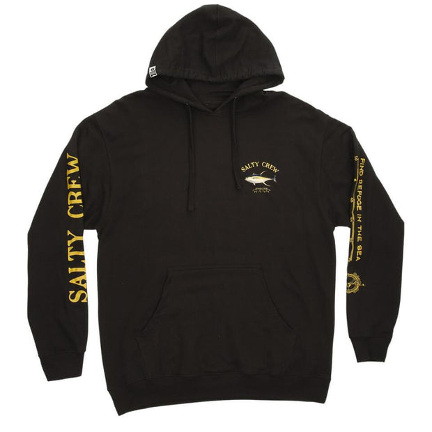 Ahi mount Mens Hooded Fleece Hoodie - Black - firstmasonicdistrict