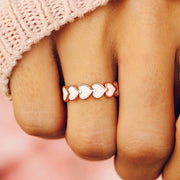 Love Hearts Band Ring - firstmasonicdistrict