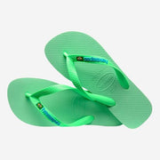 Hav. Brasil Logo | Green Garden | Flip Flops - firstmasonicdistrict