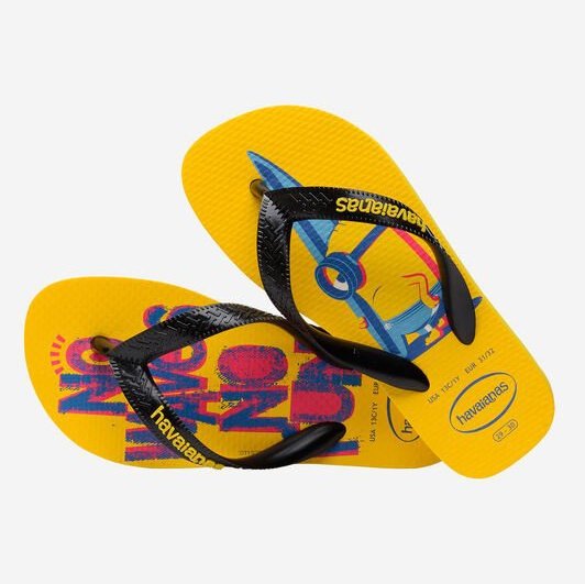 Hav. Minions | Yellow/Black/Yellow | Flip Flops - firstmasonicdistrict