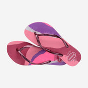 Havaianas Slim Palette Glow - Womens Flip Flops - Velvet Rose - firstmasonicdistrict