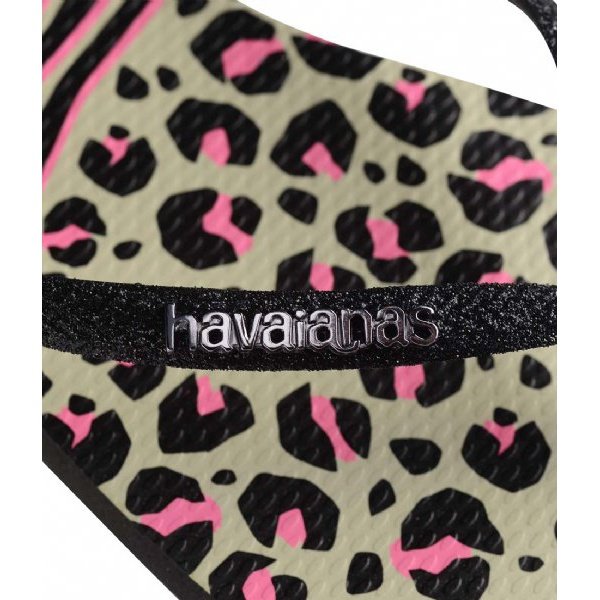 Havaianas Slim Animal Mix - Womens Flip Flops - Black/Grey - firstmasonicdistrict