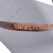 Havaianas Square Glitter - Womens Flip Flops - Ice Grey - firstmasonicdistrict