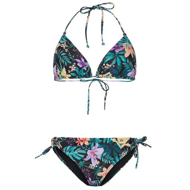 PRTALE Triangle Bikini | True Black | Women - firstmasonicdistrict