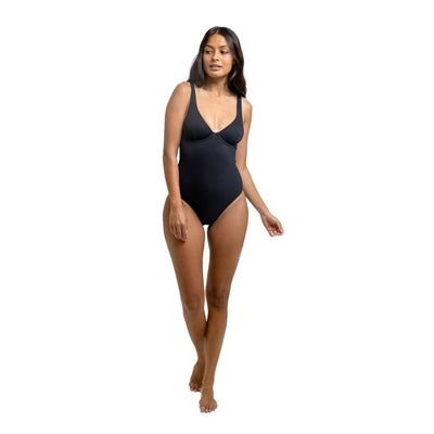 Palm Springs Underwire One Piece - Black - firstmasonicdistrict