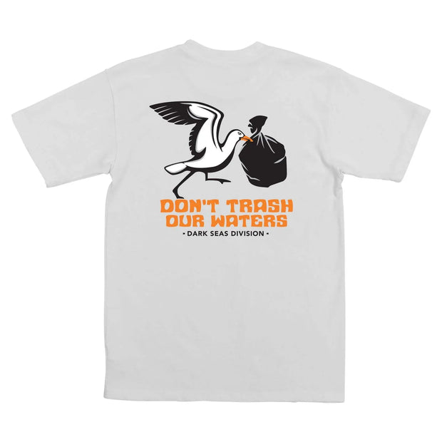 Trash Pick Up Recycled Tee - White - firstmasonicdistrict