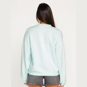 Stone Heart II Sweatshirt - Womens Crew Fleece - Pale Aqua - firstmasonicdistrict