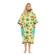 T Poncho - One Size - Coquelicot/Aqua - firstmasonicdistrict