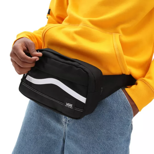 Construct Cross Body Bag | Black/White - firstmasonicdistrict