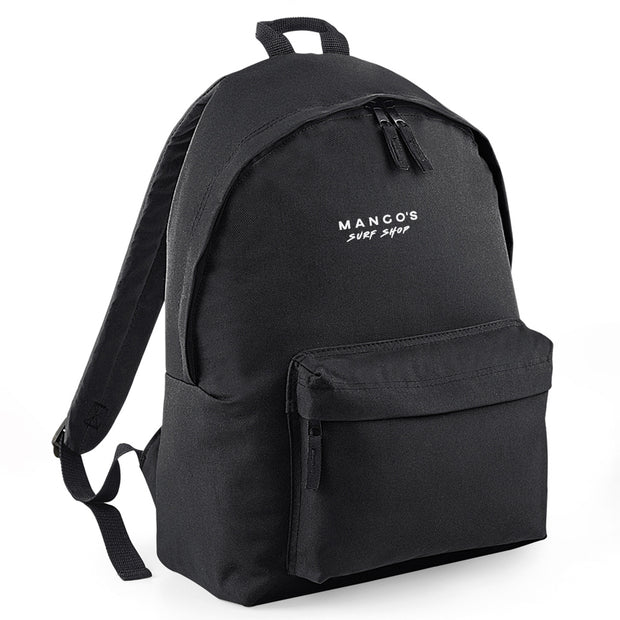 Mango's backpack | white logo - firstmasonicdistrict