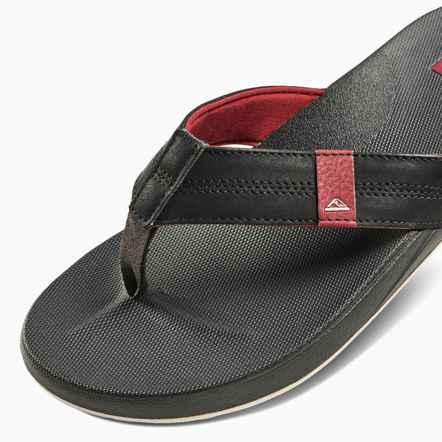 Cushion Phantom Mens Flip Flops - Red Raven - firstmasonicdistrict