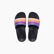 W One Slide | Retro Stripes | Women Sandals - firstmasonicdistrict