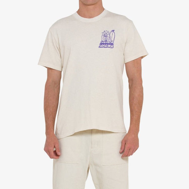 Ninety Three Tee - Mens T-shirt - Dirty White - firstmasonicdistrict