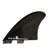 Twin Retail Fins - FCS II Modern Keel PG - Black - firstmasonicdistrict