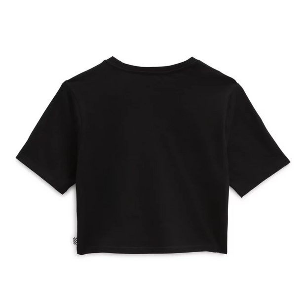 Flying V Crop Crew Sport Tee | Black - firstmasonicdistrict