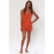 Paddle Out S/L Woven Romper | Sunburn | Women - firstmasonicdistrict