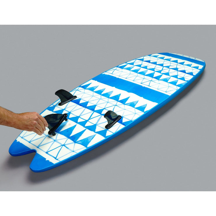 Vision XPS Ignite Softboard Foamie - Fish  - Blue/Navy - 5'7 or 6'2 - firstmasonicdistrict