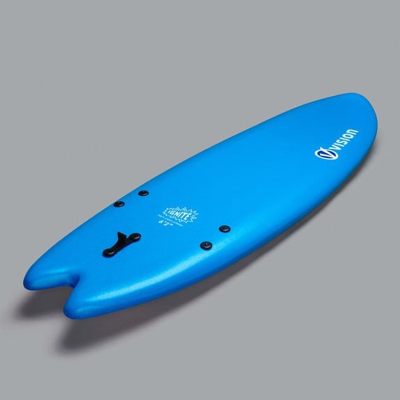 Vision XPS Ignite Softboard Foamie - Fish  - Blue/Psychedelic - 5'7 or 6'2 - firstmasonicdistrict