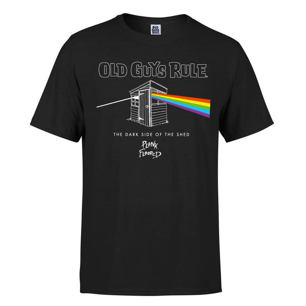 Dark Side of the Shed - Mens T-Shirt - Black - firstmasonicdistrict